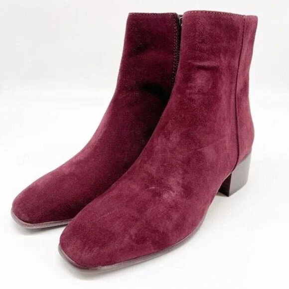 RAG & BONE Aslen Leather Boot in Merlot